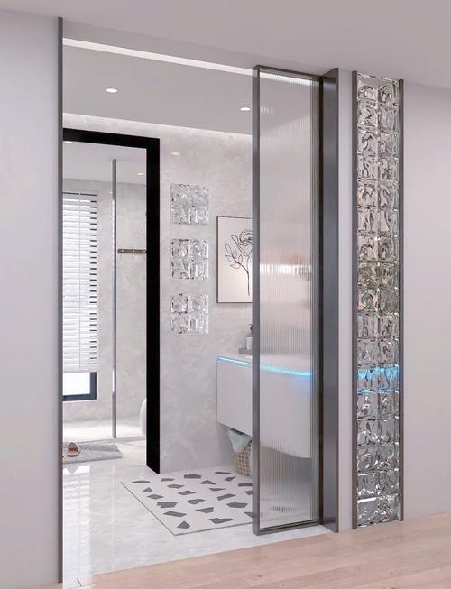 年輕人衛(wèi)生間設(shè)計(jì):三分離+玻璃磚隔斷柜